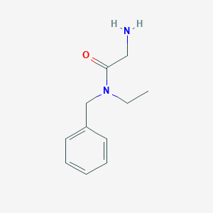 molecular formula C11H16N2O B13239895 2-amino-N-benzyl-N-ethylacetamide 