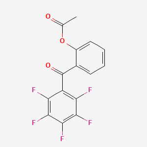 molecular formula C15H7F5O3 B1323993 2-Acetoxy-2',3',4',5',6'-pentafluorobenzophenone CAS No. 890099-21-5
