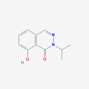 molecular formula C11H12N2O2 B13240389 8-Hydroxy-2-(propan-2-yl)-1,2-dihydrophthalazin-1-one 