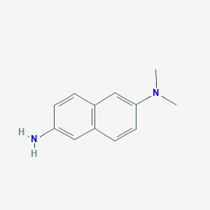 molecular formula C12H14N2 B13240451 N2,N2-Dimethylnaphthalene-2,6-diamine 