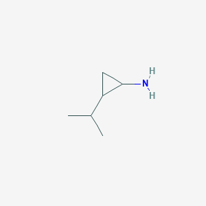 molecular formula C6H13N B13240477 2-(Propan-2-yl)cyclopropan-1-amine 