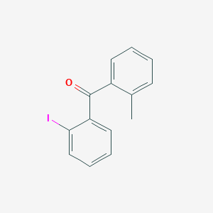 molecular formula C14H11IO B1324070 2-Iodo-2'-methylbenzophenone CAS No. 951887-15-3