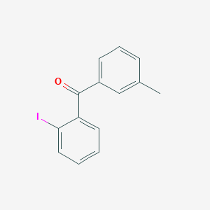 molecular formula C14H11IO B1324073 2-Iodo-3'-methylbenzophenone CAS No. 951887-33-5