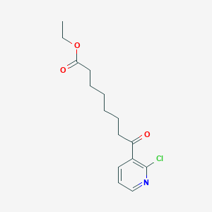 Ethyl 8-(2-chloro-3-pyridyl)-8-oxooctanoate