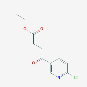 Ethyl 4-(6-chloropyridin-3-YL)-4-oxobutyrate