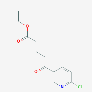 Ethyl 5-(6-chloropyridin-3-YL)-5-oxovalerate