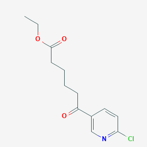 Ethyl 6-(6-chloropyridin-3-YL)-6-oxohexanoate