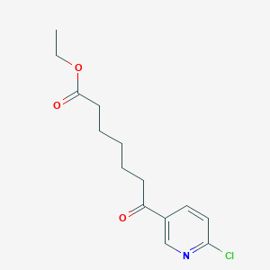 Ethyl 7-(6-chloropyridin-3-YL)-7-oxoheptanoate