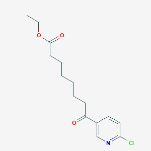 Ethyl 8-(6-chloropyridin-3-YL)-8-oxooctanoate