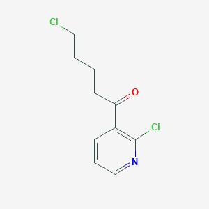 2-Chloro-3-(5-chlorovaleryl)pyridine