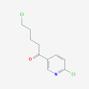 2-Chloro-5-(5-chlorovaleryl)pyridine