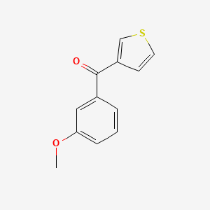 molecular formula C12H10O2S B1324105 3-(3-Methoxybenzoyl)thiophene CAS No. 861223-63-4