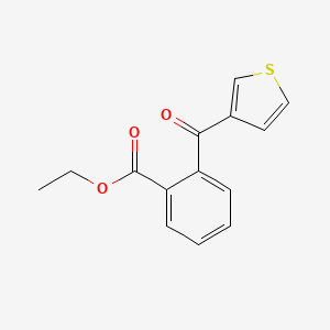 3-(2-Carboethoxybenzoyl)thiophene