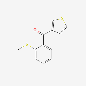 [2-(Methylsulfanyl)phenyl](thiophen-3-yl)methanone