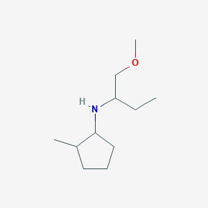 molecular formula C11H23NO B13241139 N-(1-methoxybutan-2-yl)-2-methylcyclopentan-1-amine 