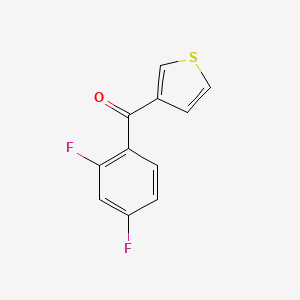 3-(2,4-Difluorobenzoyl)thiophene