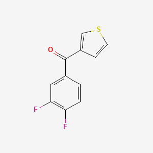3-(3,4-Difluorobenzoyl)thiophene