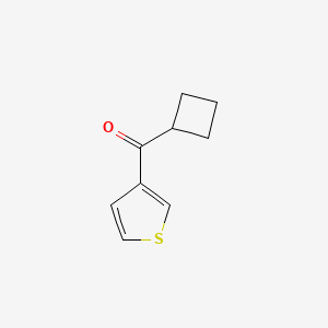 molecular formula C9H10OS B1324127 Cyclobutyl 3-thienyl ketone CAS No. 898771-70-5