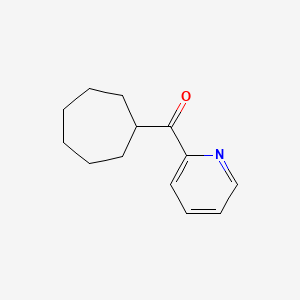 Cycloheptyl 2-pyridyl ketone