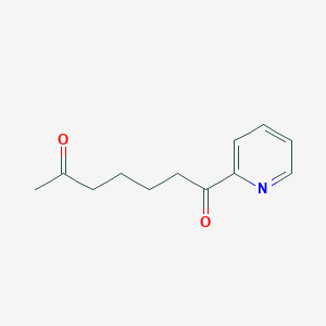 molecular formula C12H15NO2 B1324161 1-(2-Pyridyl)heptan-1,6-dione CAS No. 898779-56-1