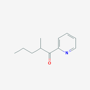 molecular formula C11H15NO B1324163 1-Methylbutyl 2-pyridyl ketone CAS No. 855377-39-8