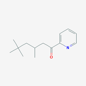 molecular formula C14H21NO B1324167 2,4,4-Trimethylpentyl 2-pyridyl ketone CAS No. 898779-74-3