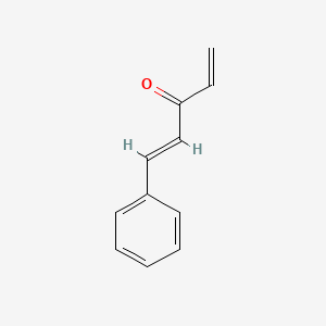 molecular formula C11H10O B13241684 1-Phenylpenta-1,4-dien-3-one 