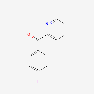 molecular formula C12H8INO B1324169 2-(4-Iodobenzoyl)pyridine CAS No. 898779-82-3
