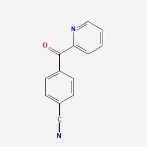 molecular formula C13H8N2O B1324171 2-(4-氰基苯甲酰)吡啶 CAS No. 57954-94-6