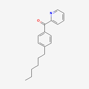 molecular formula C18H21NO B1324178 2-(4-Hexylbenzoyl)pyridine CAS No. 898779-96-9