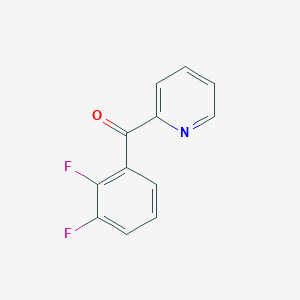 B1324184 2-(2,3-Difluorobenzoyl)pyridine CAS No. 898780-15-9