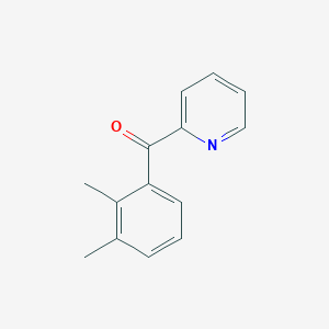 molecular formula C14H13NO B1324190 2-(2,3-Dimethylbenzoyl)pyridine CAS No. 27693-46-5