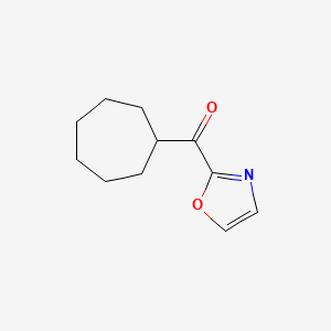 2-Cycloheptanoyloxazole