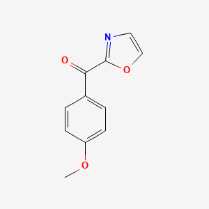 B1324201 2-(4-Methoxybenzoyl)oxazole CAS No. 898759-50-7
