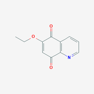 B132421 6-Ethoxyquinoline-5,8-dione CAS No. 152560-31-1