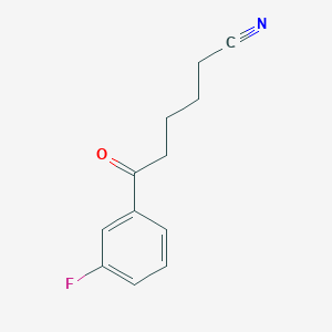 6-(3-Fluorophenyl)-6-oxohexanenitrile