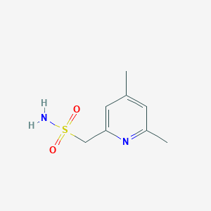 molecular formula C8H12N2O2S B13242317 (4,6-Dimethylpyridin-2-yl)methanesulfonamide 