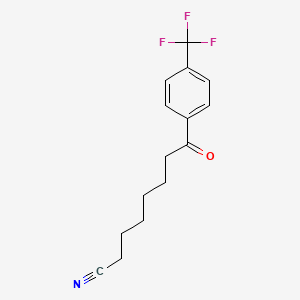 8-Oxo-8-(4-trifluoromethylphenyl)octanenitrile