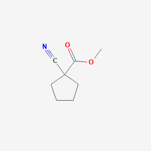 molecular formula C8H11NO2 B1324255 Methyl 1-cyanocyclopentanecarboxylate CAS No. 40862-12-2