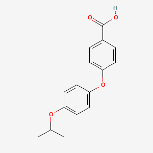 molecular formula C16H16O4 B1324262 4-(4-Isopropoxyphenoxy)benzoic acid CAS No. 887411-97-4