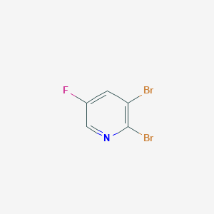 molecular formula C5H2Br2FN B1324267 2,3-Dibromo-5-fluoropyridine CAS No. 878207-82-0