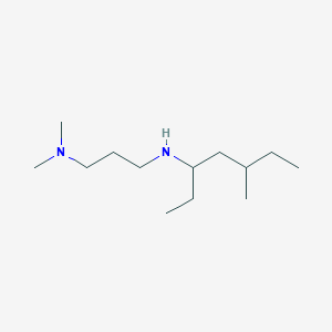 molecular formula C13H30N2 B13242694 [3-(Dimethylamino)propyl](5-methylheptan-3-YL)amine 
