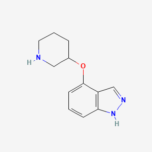 4-(Piperidin-3-yloxy)-1H-indazole