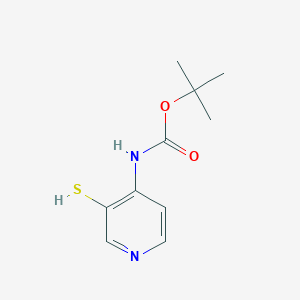 molecular formula C10H14N2O2S B1324275 tert-Butyl (3-mercaptopyridin-4-yl)carbamate CAS No. 365996-04-9