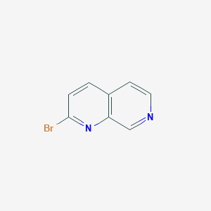molecular formula C8H5BrN2 B1324276 2-Bromo-1,7-naphthyridine CAS No. 54920-83-1