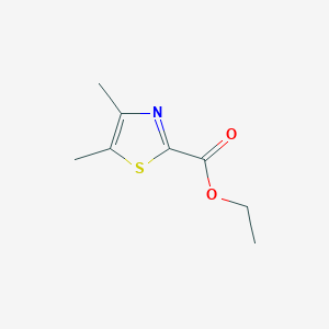 molecular formula C8H11NO2S B1324277 4,5-二甲基-1,3-噻唑-2-羧酸乙酯 CAS No. 79247-96-4
