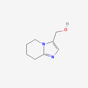 molecular formula C8H12N2O B1324282 5,6,7,8-Tetrahydroimidazo[1,2-a]pyridin-3-ylmethanol CAS No. 1086376-71-7