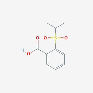 molecular formula C10H12O4S B1324290 2-(Isopropylsulfonyl)benzoic acid CAS No. 20884-63-3