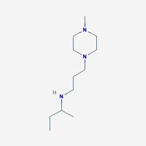 molecular formula C12H27N3 B13242908 (Butan-2-yl)[3-(4-methylpiperazin-1-yl)propyl]amine 