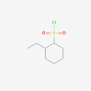 molecular formula C8H15ClO2S B13242909 2-Ethylcyclohexane-1-sulfonyl chloride 
